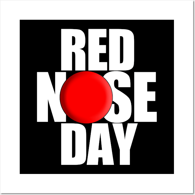 Red Nose Day Wall Art by hilu